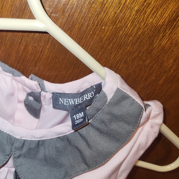 18m newberry pink polkadot dress - Picture 2 of 2